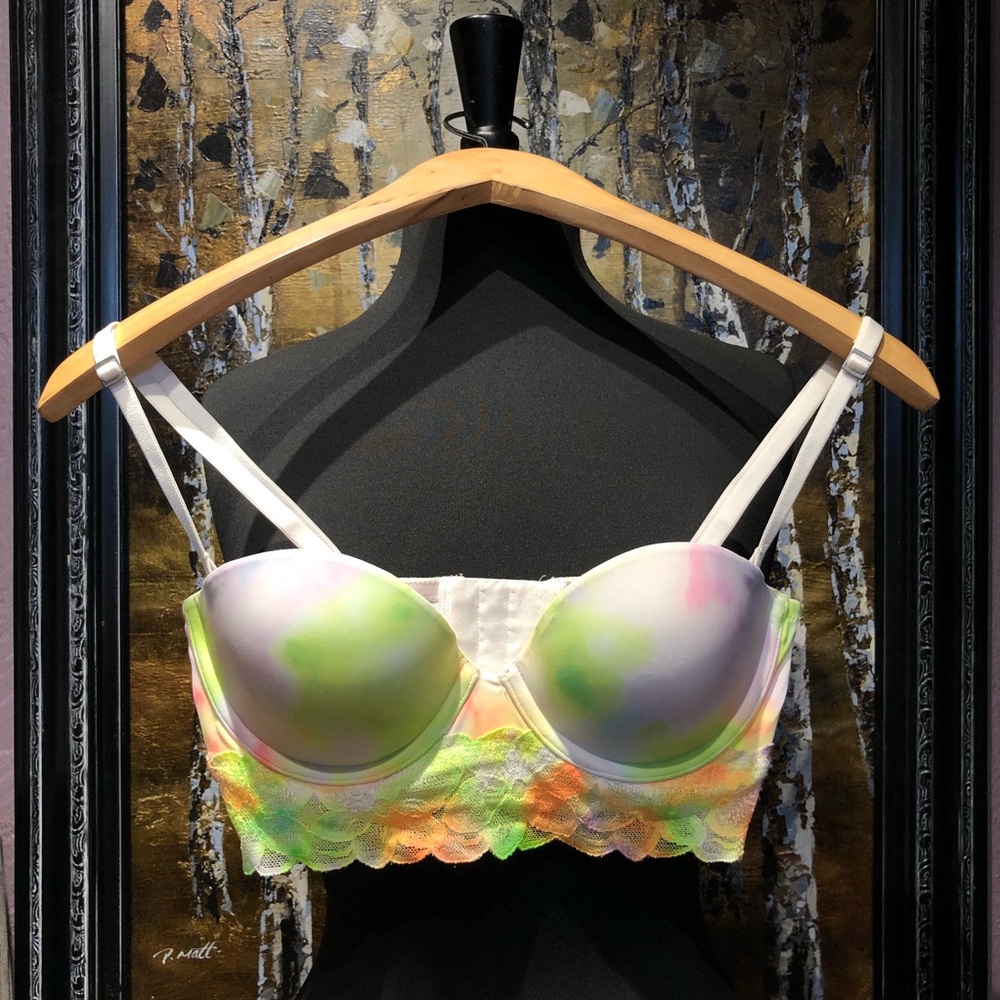 Pink Victoria’s Secret Strapless Bustier